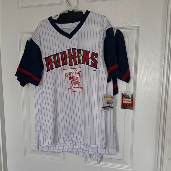 Boys Mud Hens Striped Baseball Jersey various NWT - Picture 1 of 9